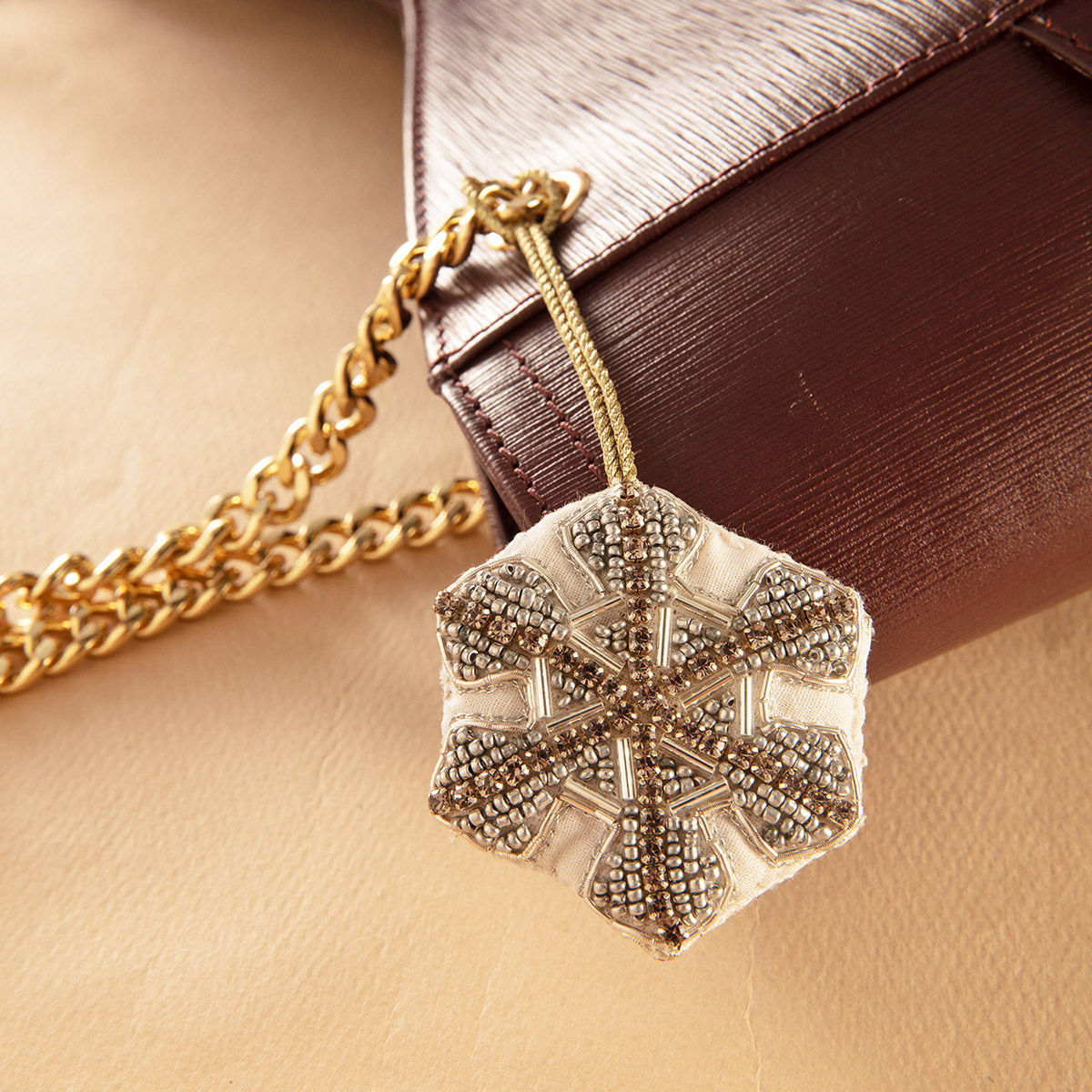 Snowflake Belt and Bag Charm