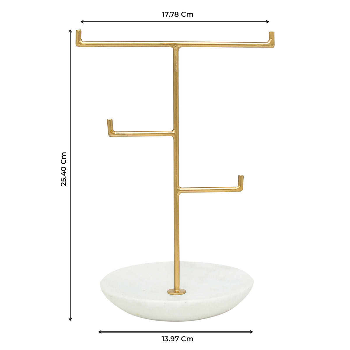 MARBLE JEWELLERY STAND - 1 - Assorted | SHEET STREET