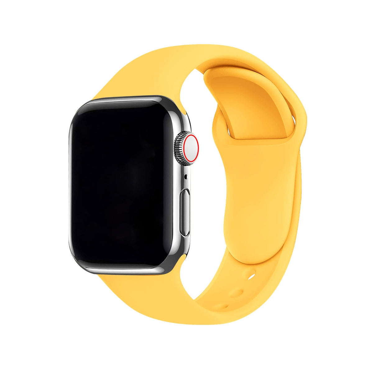 Basic Solid Yellow Apple Watch Strap www.pipabella