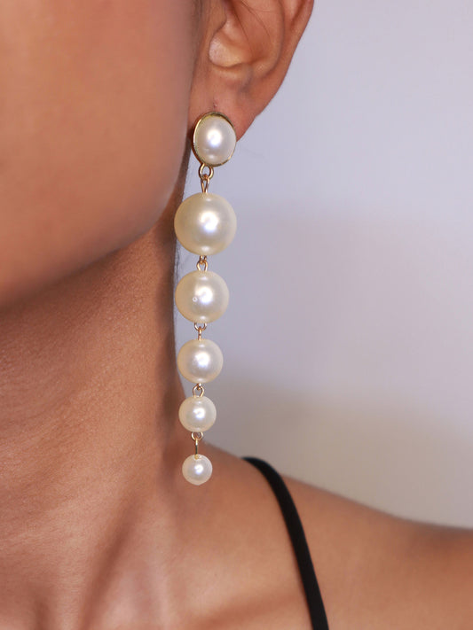 Classic Pearl Drop Earrings