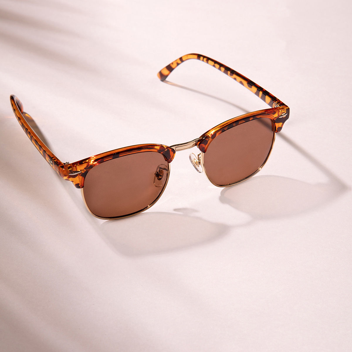 Brown store wayfarer sunglasses