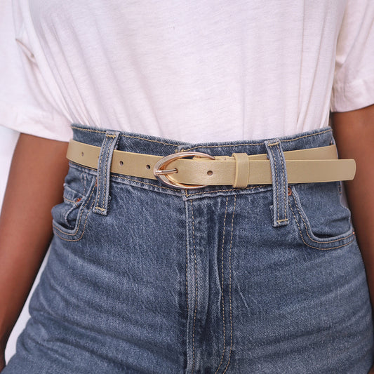 Gold Always In Style Slim Belt