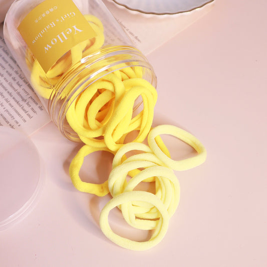 Blooming In Yellow Hair Ties