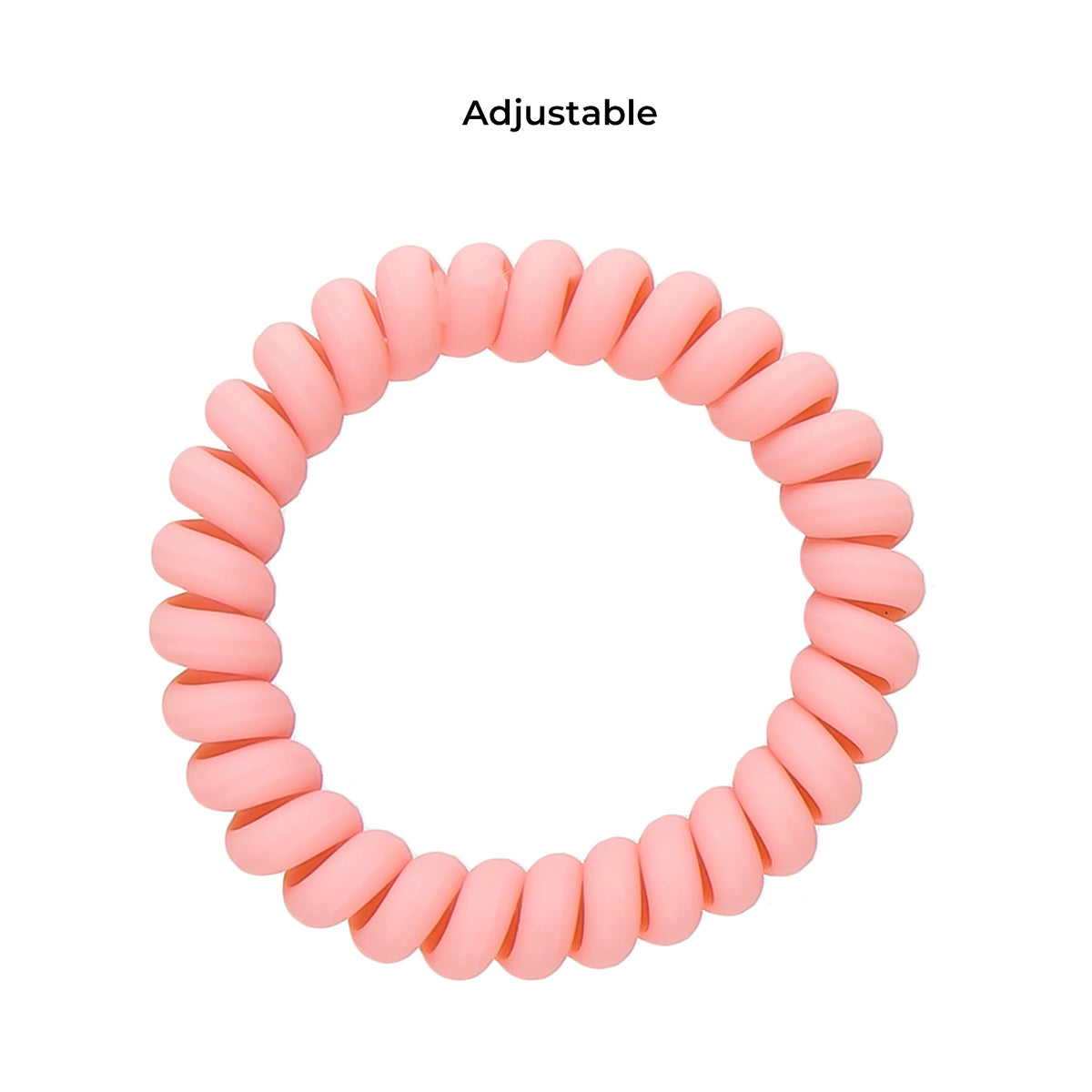 Set Of 3 Pink Wired Hair Tie