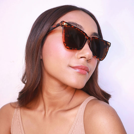 Trendy Animal Print Cat Eye Sunglasses