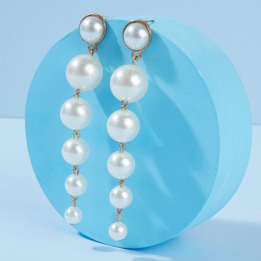 Statement Pearl Drop Earrings