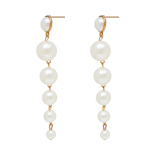 Statement Pearl Drop Earrings