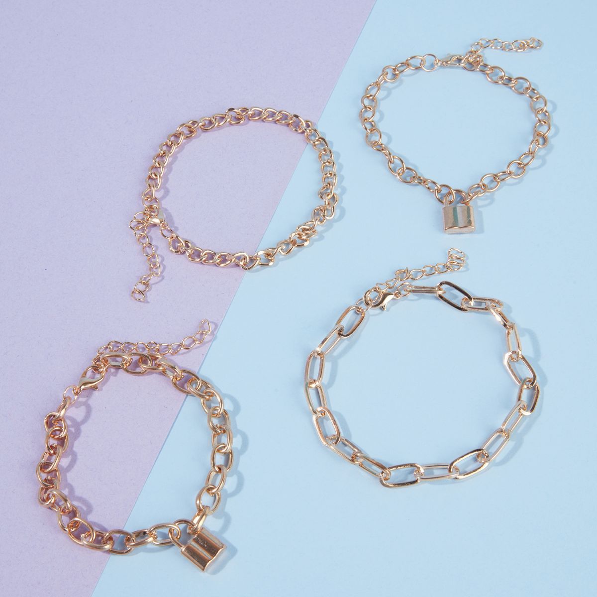 Long link chain deals bracelet