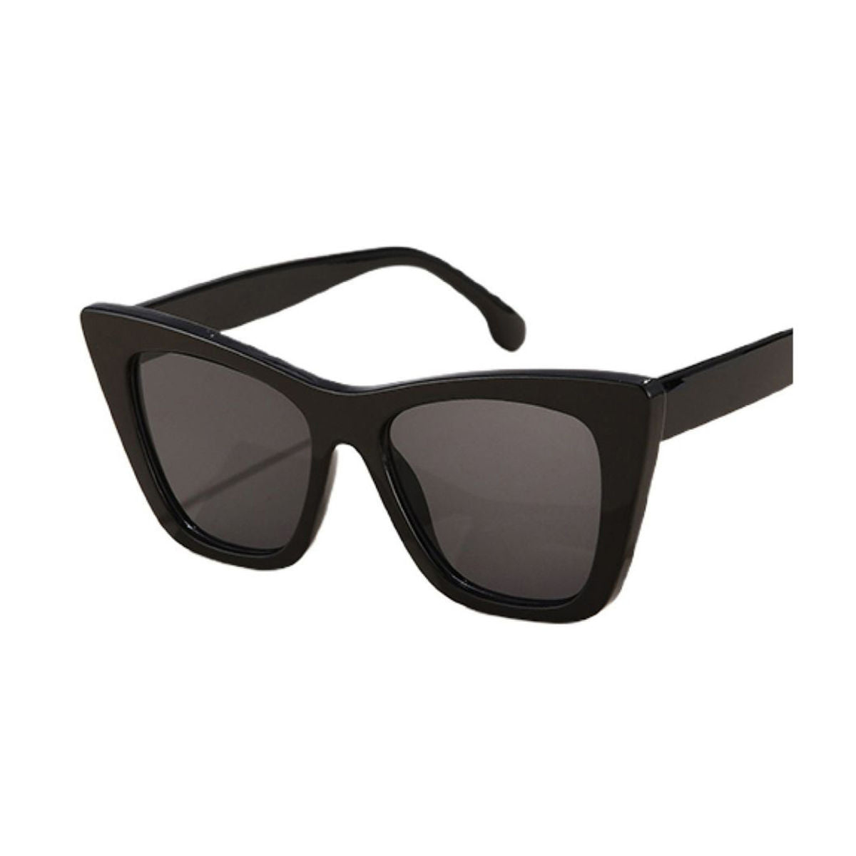 Large black cat eye sunglasses hotsell