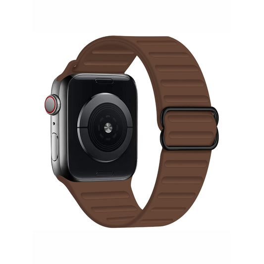 Solid Coffee Brown Apple Watch Strap